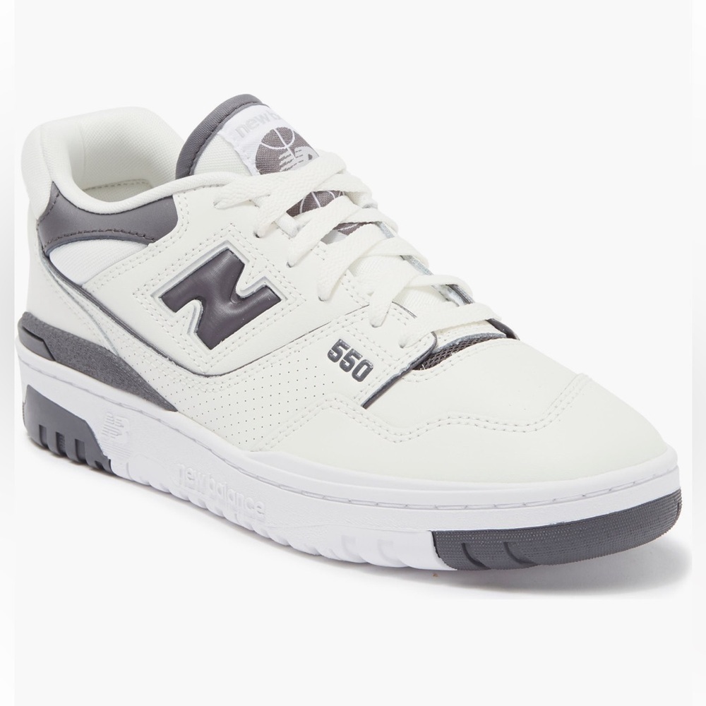 New Balance 550 Women's White & Gray Low-Top Sneaker